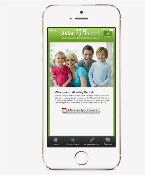 Dentist Apps for iPhone, Android mobile platforms