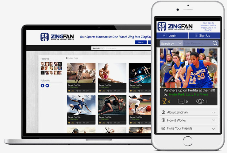 Sports social networking site mobile app development